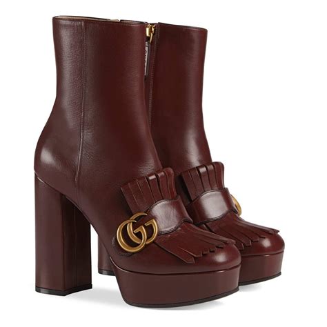 gucci red platform|Gucci platform shoes for women.